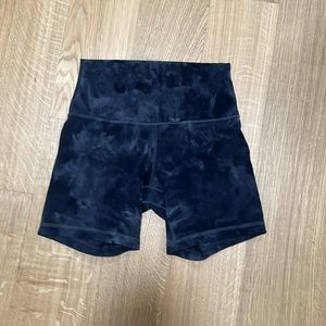 Tidye lulu lemon high waisted biker shorts